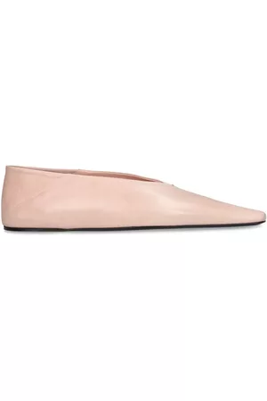 Jil Sander Kvinna Loafers - 10mm Leather Flat Shoes