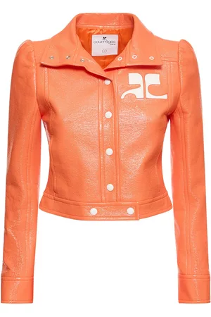 Courrèges Kvinna Jackor - Retro Logo Vinyl Jacket
