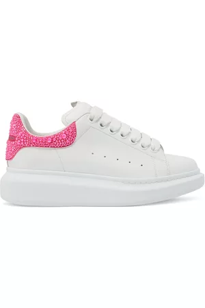Alexander McQueen Kvinna Sneakers - 45mm Leather & Suede Sneakers