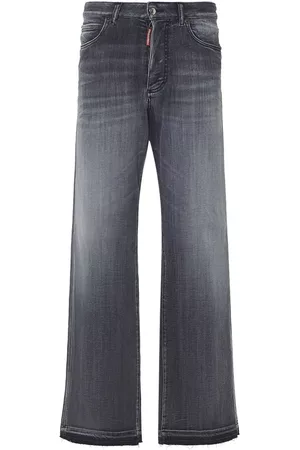 Dsquared2 Kvinna Bootcut jeans - Boston Mid Rise Wide Leg Jeans