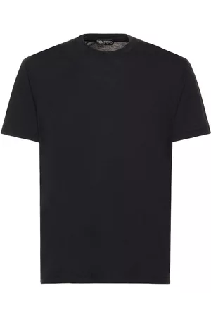Tom Ford Man T-shirts - Lyocell & Cotton T-shirt