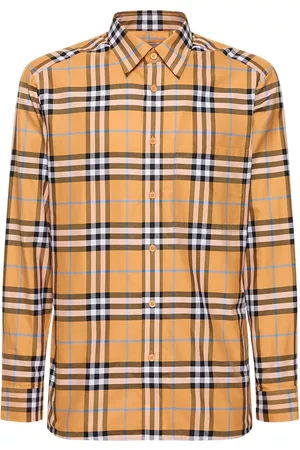 Burberry Man Långärmade skjortor - Caxbridge Check Print Long Sleeve Shirt