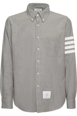Thom Browne Man Skjortor - Straight Fit Chambray Shirt
