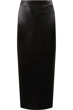 The Row Bartelle Satin Long Skirt