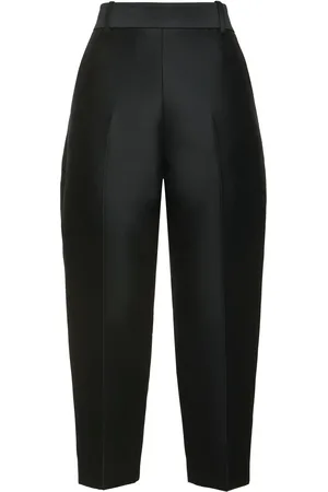 Khaite Cam Wool & Silk Faille Straight Pants