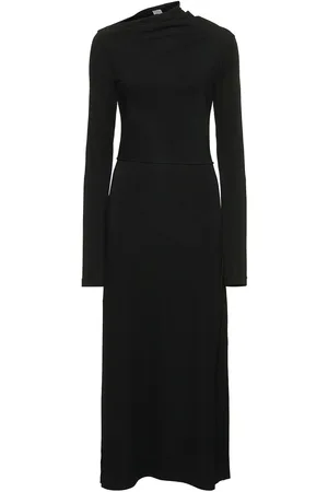 Totême Draped Jersey Long Dress