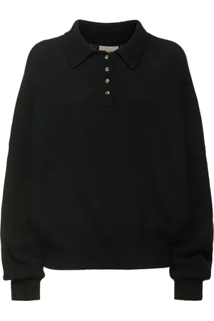 Khaite Rene Cashmere Polo Sweater