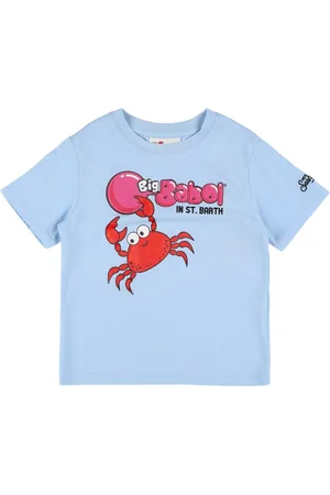 MC2 SAINT BARTH Big Babol Printed Cotton T-shirt