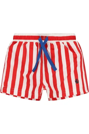 Petit Bateau Striped Lycra Swim Shorts