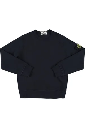 Stone Island Cotton Jersey Crewneck Sweatshirt