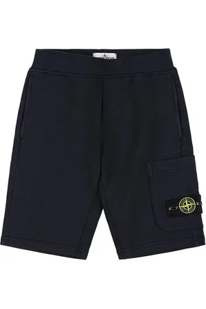 Stone Island Cotton Terry Cargo Shorts