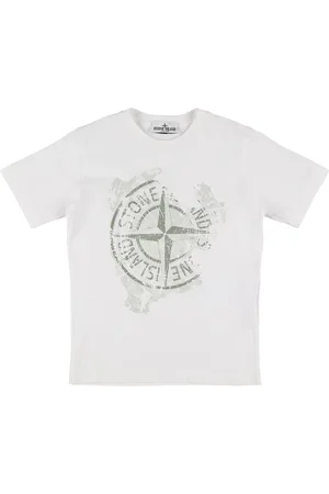 Stone Island Printed Cotton Jersey T-shirt