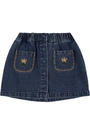 Emile & Ida Cotton Denim Skirt
