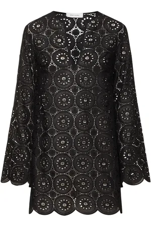 MATTEAU Broderie Anglaise Mini Tunic Dress