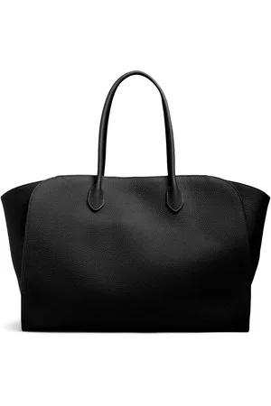 The Row Marlo 17 Matte Grain Leather Tote Bag