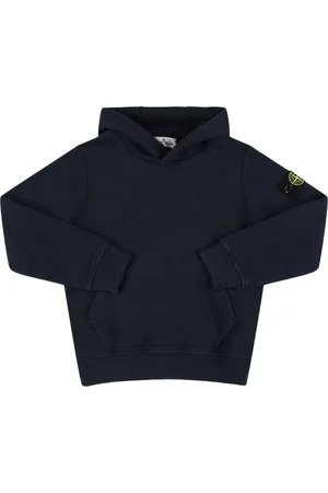 Stone Island Organic Cotton Hooded Sweatshirt