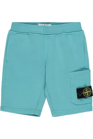 Stone Island Cotton Terry Cargo Shorts