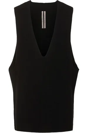 Rick Owens V-tank Cashmere & Wool Sweater Vest