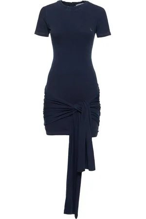 GIUSEPPE DI MORABITO Jersey Draped Mini Dress