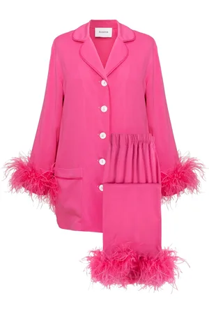 Sleeper Party Pajama Set W/ Feathers
