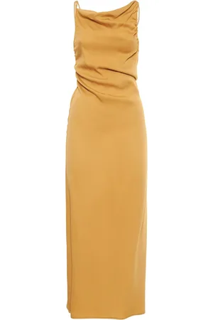 CHRISTOPHER ESBER Stretch Viscose Draped Backless Dress