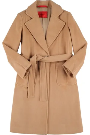 Max&Co. Belted Wool Long Coat
