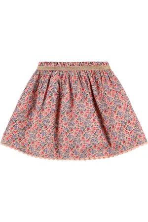 Louise Misha Printed Cotton Twill Skirt
