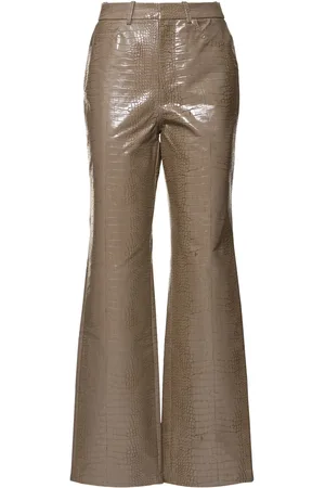 ROTATE Textured Straight Pants