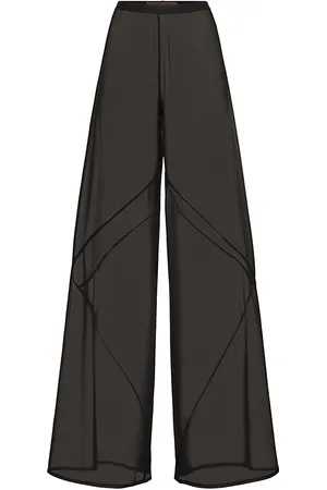 Rick Owens Farrah Sheer Bias Wide Pants