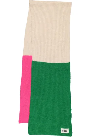 Indee Color Block Acrylic Blend Knit Scarf