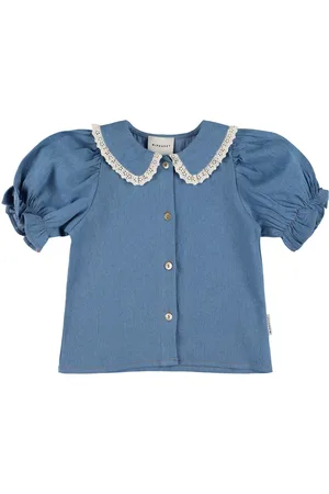 MIPOUNET Cotton Blend Chambray Shirt