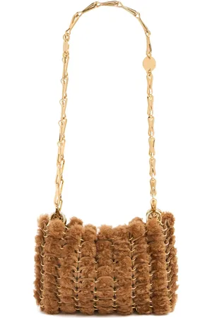 Paco rabanne Sac À Main Shearling Shoulder Bag