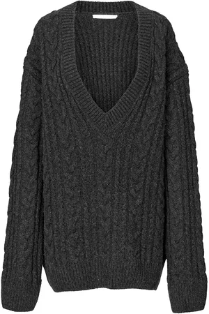 Cecilie Bahnsen Alia Fisherman Knit Merino Sweater