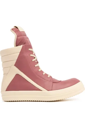Rick Owens Geobasket Leather Sneakers