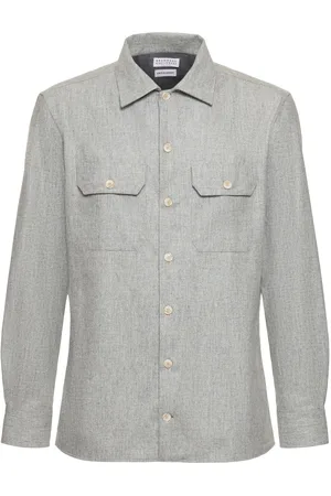 Brunello Cucinelli Wool Flannel Overshirt