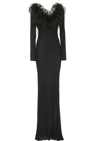 GIUSEPPE DI MORABITO Viscose Crepe De Chine Long Dress