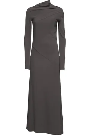 Totême Draped Jersey Long Dress