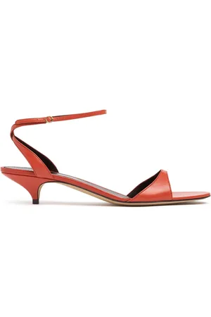 The Row 35mm Vika Leather Ankle Strap Sandals