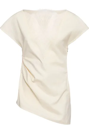 J.W.Anderson Asymmetric Draped Cotton Top