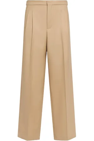 Ami Oversized Wool Gabardine Pants