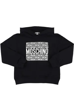 Moschino Printed Cotton Hooded Sweatshirt