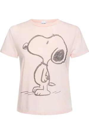 RE/DONE Classic Snoopy Printed Jersey T-shirt