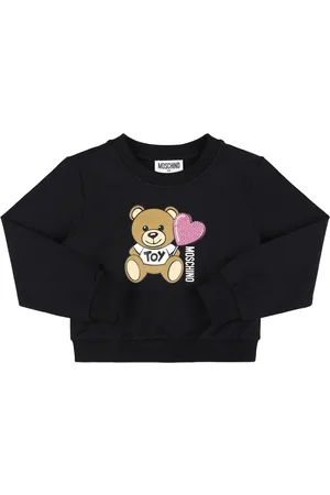 Moschino Printed Cotton Crewneck Sweatshirt