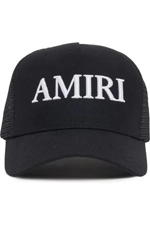 AMIRI Logo Cotton Canvas Trucker Hat