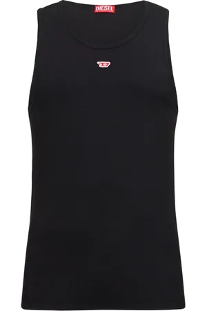 Diesel Oval-d Cotton Blend Tank Top