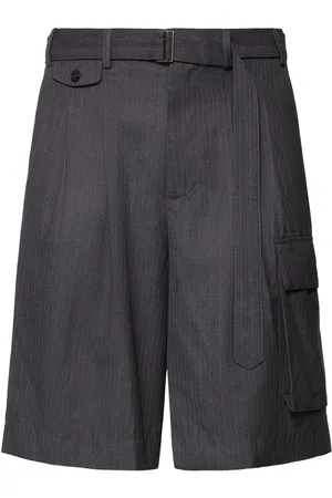 DUNST Belted Multi Pocket Poly Blend Shorts