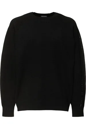 Y-3 Wool Blend Knit Crewneck Sweater