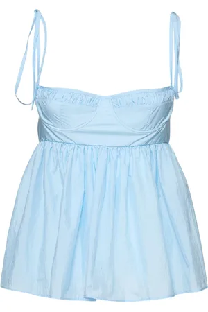 Cecilie Bahnsen Alora Shiki Light Taffeta Top