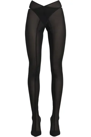The Attico 105mm Cheopissima Nylon Thigh High Boots