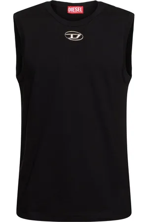 Diesel T-bisco-od Stretch Cotton Tank Top